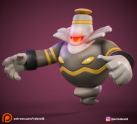 Dusknoir pokemon 3D model