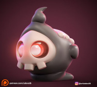 duskull pokemon 3D model