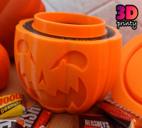 Simple Pumpkin Container 3D model