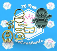 christmas contants 3D model
