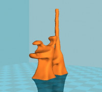 Rings holder Dog 3D model