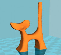 Rings holder Cat 3D model