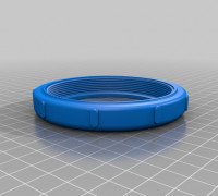 Sturdy shower nut 3D model