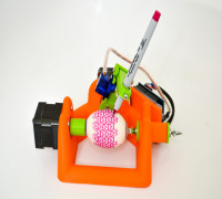 Sphere-O-Bot (eggbot MOD) Easter Eggs + Xmas ornaments creator 3D model