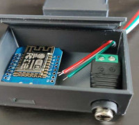 D1 mini box with lid 3D model