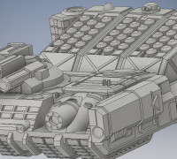 Mars Assault Vehicle for BattleTech 3D model