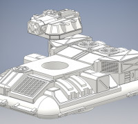 Regulator Hovertank for BattleTech 3D model
