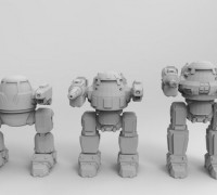 Urbanmech Builder 3D model