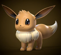 Eevee pokemon 3D model