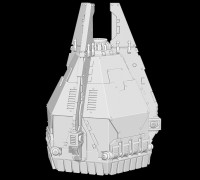 Big falling box for walking tomb 3D model