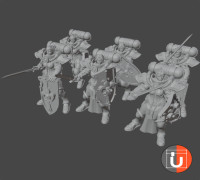 Crusader Battle Sisters 3D model