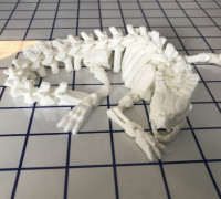 Articulated Skeleton Dragon 3D model