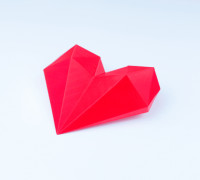Polygon Heart 3D model