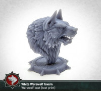 Werewolf bust 3D model
