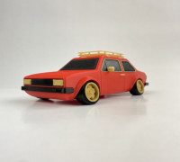 VW JETTA MK1 3D model