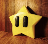 Mario Star decorations 3D model