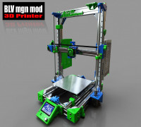 BLV mgn12 3D Printer mod for Anet A8 / AM8 / Prusa I3 clone 3D model