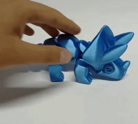 Nice triceratops Flexi 3D model