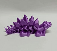Nice stegosaurus flexi 3D model