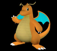 Dragonite Pokemon 3D model