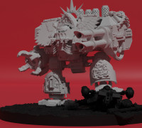 Angry priest battle box 3D model