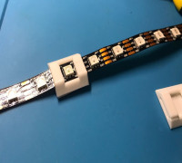 Led strip mount 3D model