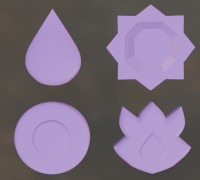 1st Region Badges 3D model