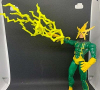 Lightning Effects for Marvel Legends Action Figures 3D model