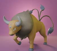 Pokemon - Tauros 3D model