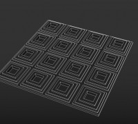Acoustic panel 3D model