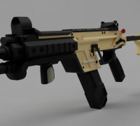 Apex Legends R99 3D model