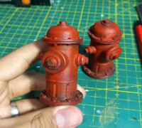 Hydrant Diorama 3D model