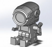 Pathfinder Apex Legends Big Head 3D model