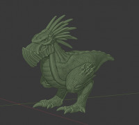 Krooduken Hawk 3D model