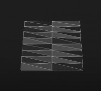 Acoustic panel 3D model