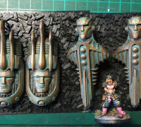 Fallout Art Deco Statues 3D model