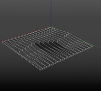 Acoustic panel 3D model