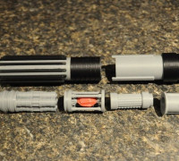 Lightsaber with internal components mega project! 3D model