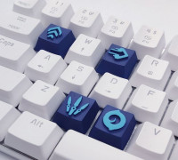 keycaps jett valorant 3D model