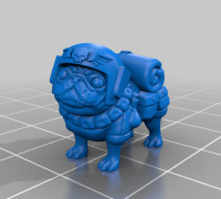 Cadian pug 3D model