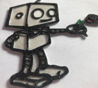 Topper Robots Love 3D model