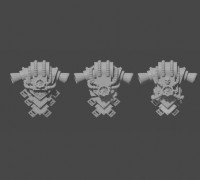 rivet armor backpack 3D model