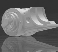 Imperial Warrior Reverse-Joint Leg Adapter 3D model