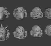 Firstborn Heads - Forefront Vets 3D model