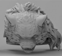 Bear Lords Shoulders 3D model