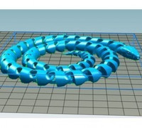 flexible hinge snake 3D model