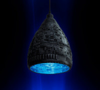 Sci-Fi Lamp Shade 3D model