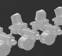 Cataphract Bolt Repeater 3D model