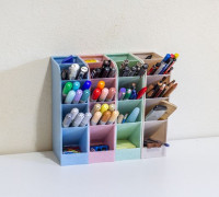 Desk organizer 3D model