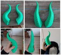 Horns for Cosplay 3D model